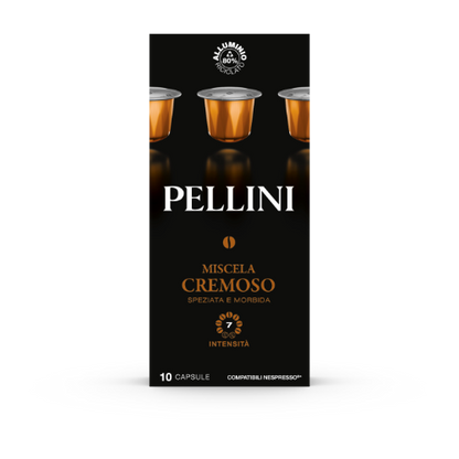 Coffee capsules PELLINI Cremoso, 10x5.5g