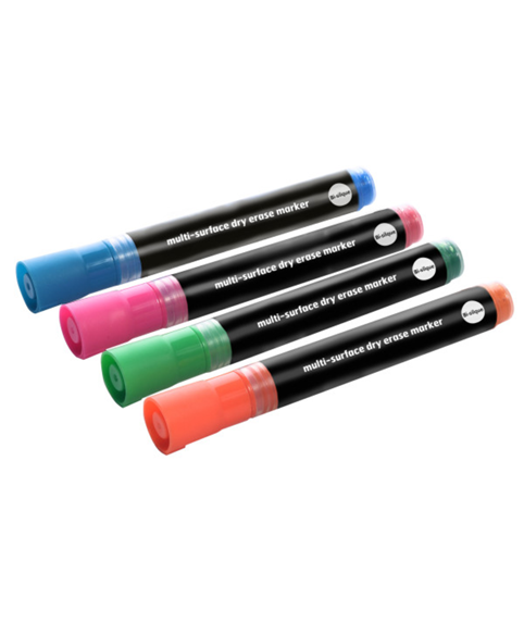 Glass board markers BI-OFFICE, 4 colors