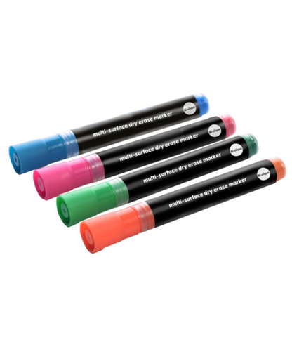 Glass board markers BI-OFFICE, 4 colors