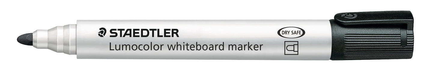 Žymeklis baltai lentai STAEDTLER LUMOCOLOR 351, 2 mm, JUODA