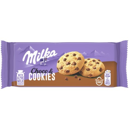 Biscuits MILKA, Choco, 135 g