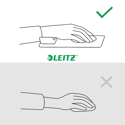 Mouse pad Leitz Ergo with adjustable wrist rest, gray