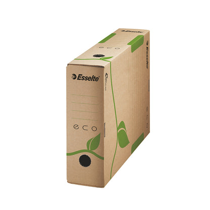 Archival box ESSELTE, 327 x 80 x 233 mm, brown