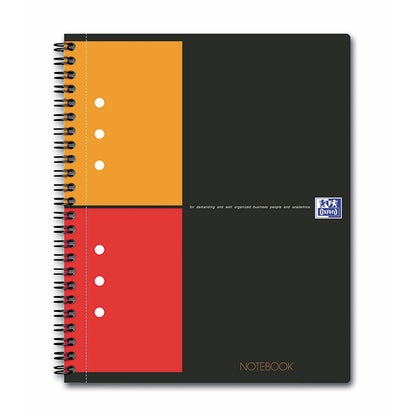 Notebook with spiral OXFORD NOTEBOOK, A5, 80 sheets, with squares