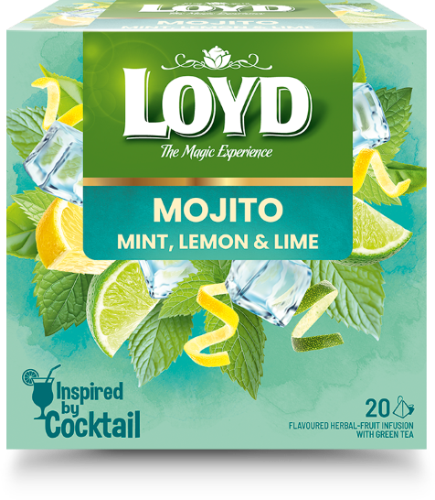Fruit tea LOYD, mojito flavor, 20 x 1.7g