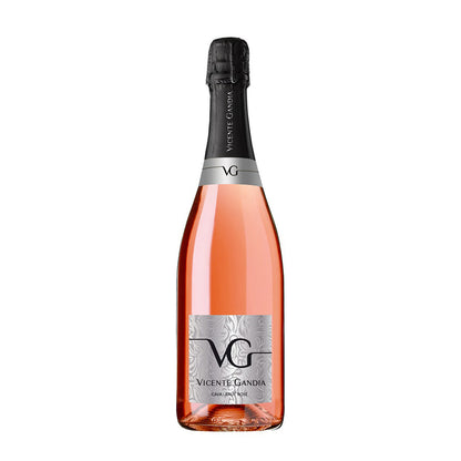 Sparkling wine VINCENTE GANDIA, Cava Brut Rose, 12%, 750 ml