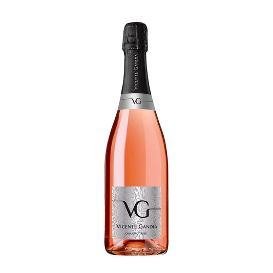 Sparkling wine VINCENTE GANDIA, Cava Brut Rose, 12%, 750 ml
