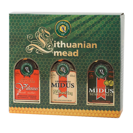 Souvenir mead drink set, 6 x 40 ml