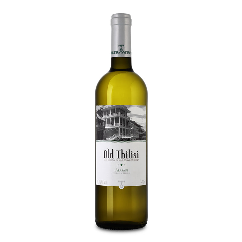 Gruzijos vynas OLD TBILISI Alazani White, baltasis, pusiau saldus, 11,5%, 0,75 l