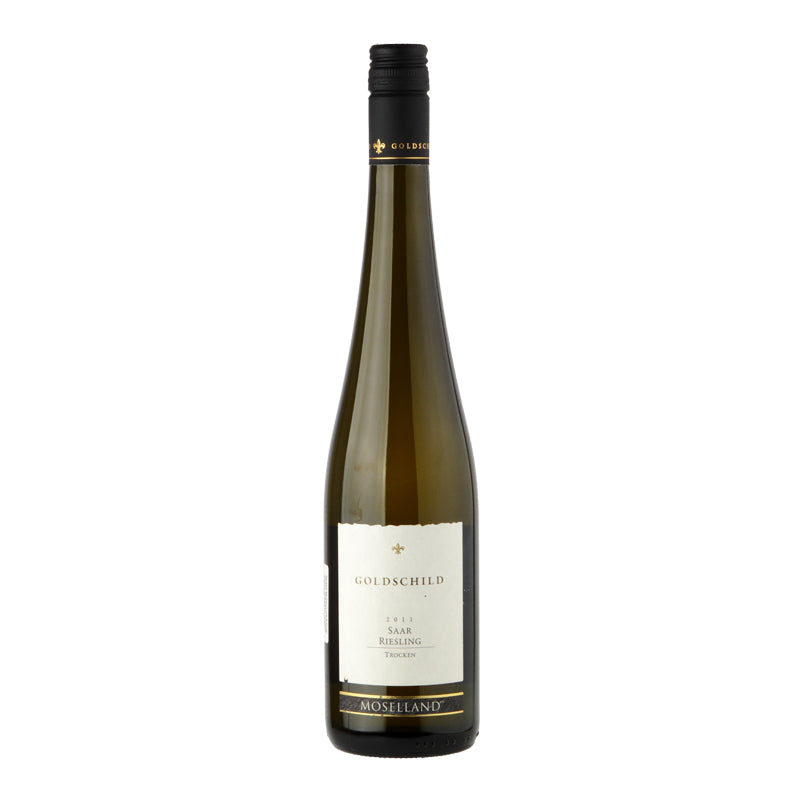 Moselland Goldschild SAAR Riesling QBA trocken,  baltasis, sausas 0,75l 12%