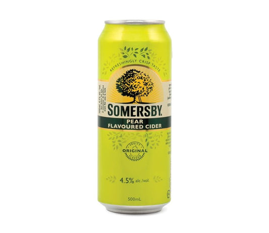 Sidras SOMERSBY, kriaušių skonio, 4,5%, 0,5 l, skardinė D