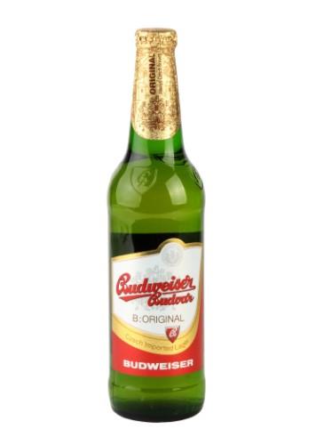 Alus BUDWEISER Budvar, 5%, 0,5 l, butelis D