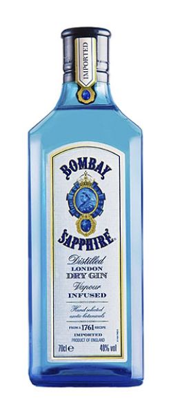 Džinas BOMBAY SAPPHIRE 40%, 1 l