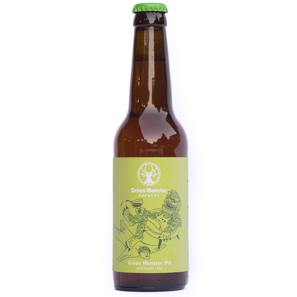 Beer, HOPS, Green Monster 6%, 0.33l, bottle