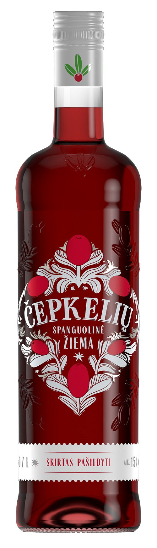 Čepkeliu Winter, cranberry, 0.7 l, 15%
