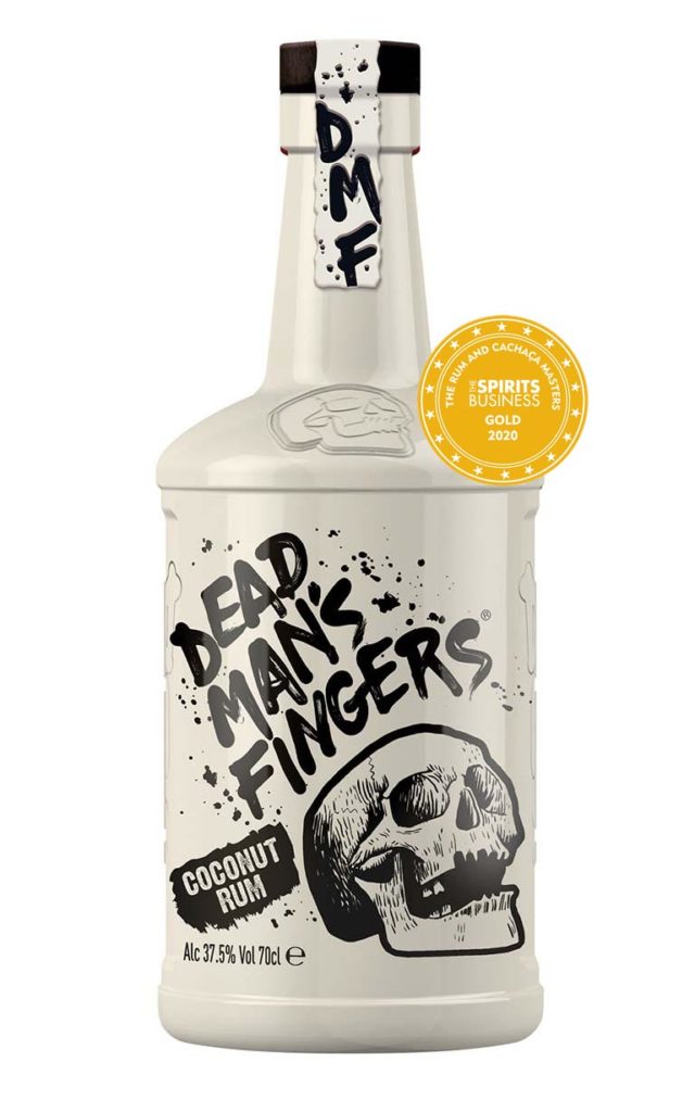 Romo ir kokoso skonio spiritinis gėrimas DEAD MAN'S FINGERS, Coconut, 37,5%, 0,7l