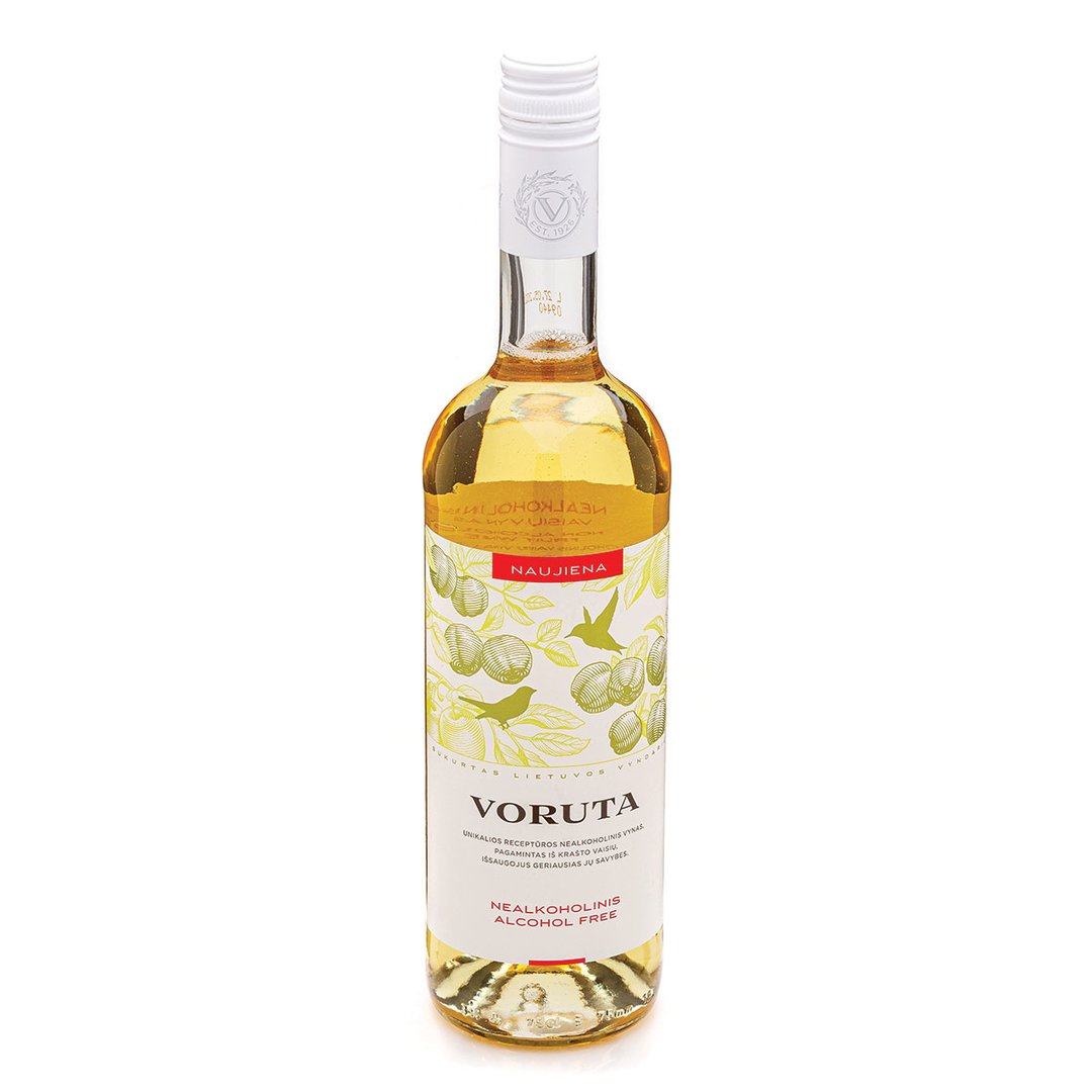 Nealkoholinis vaisių vynas VORUTA, baltas, 0,75 l