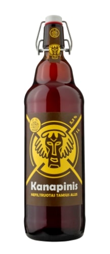 Alus KANAPINIS, šviesusis, 5,1%, 1 l, butelis D