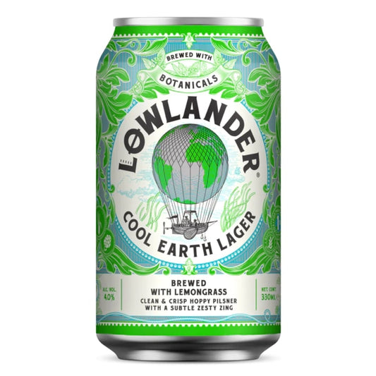 Alus LOWLANDER Cool Earth Lager Cans, 4 %, 0,33 l, D