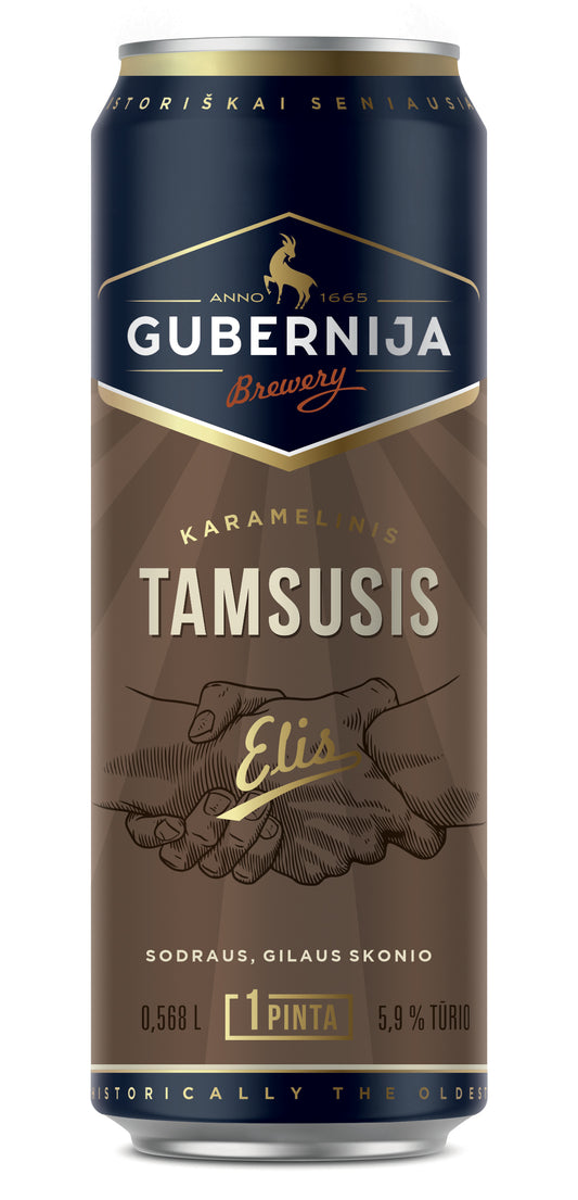 Alus GUBERNIJA Tamsusis Elis, 5,9%, 0,568l