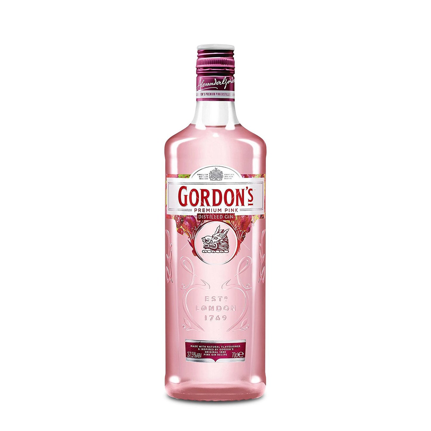 Džinas Gordon's Pink Premium, 37,5%, 0,7 l