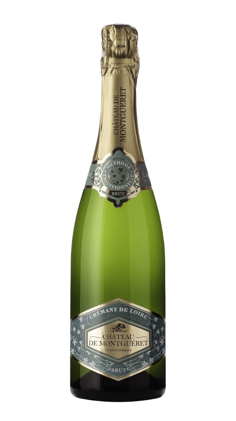 Sparkling wine CHATEAU MONTGUERET, Cremant De Loire, white, dry, 0.75 l