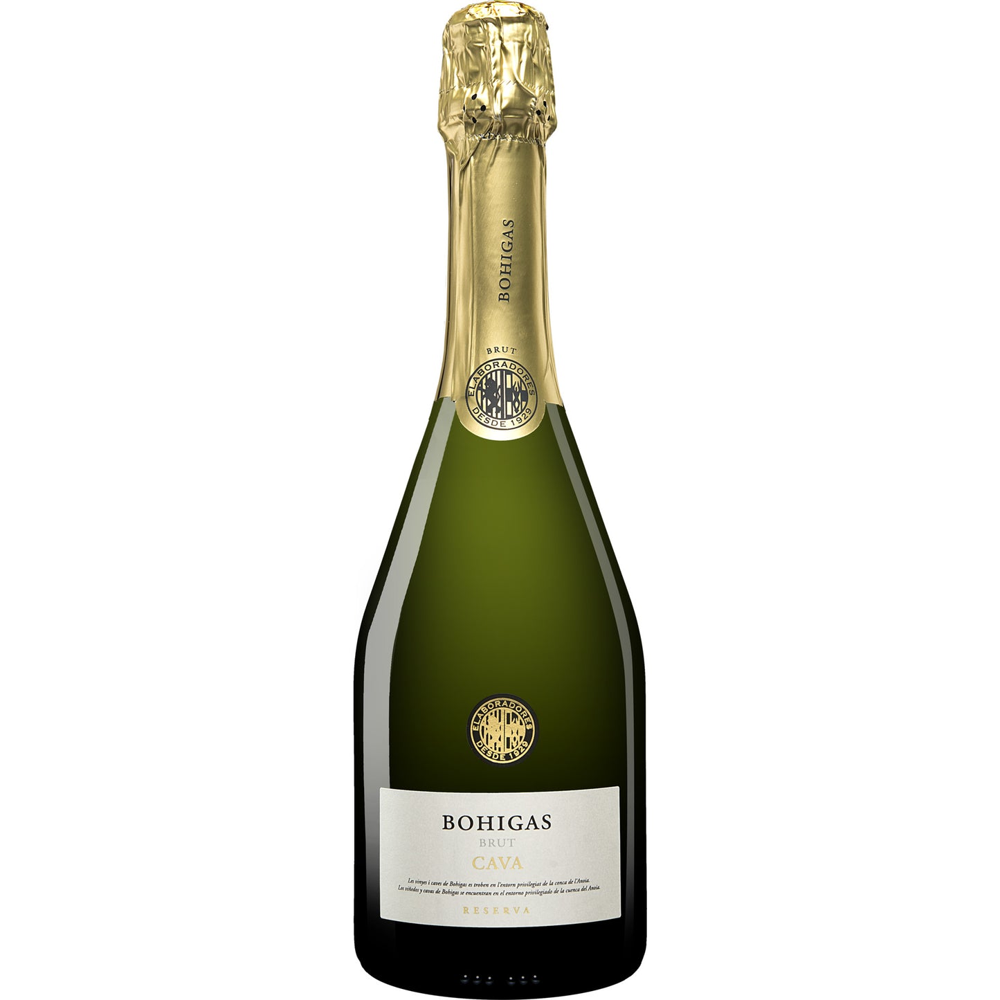 Sparkling wine, FERMI BOHIGAS, Cava brut, 12%, 0.75 l