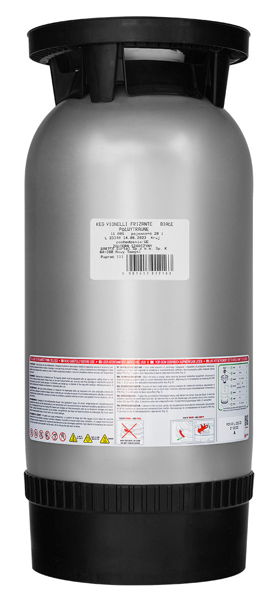 Putojantis vynas LE CONTESSE Bianco Frizzante, 10,5%, 20 l, KEG