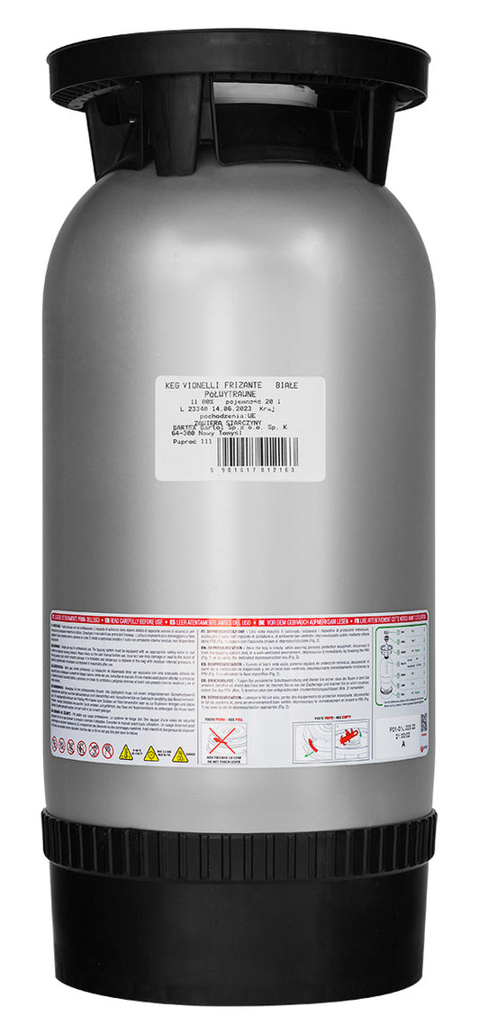 Putojantis vynas LE CONTESSE Bianco Frizzante, 10,5%, 20 l, KEG