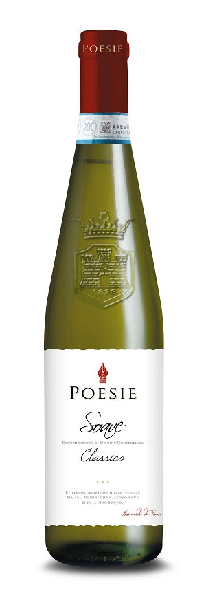 Vynas Poesie Fitta Soave Classico DOC, baltas, sausas, 12,5%, 0,75 l