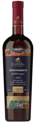Vynas, DUGLADZE, Kindzmarauli, pusiau saldus, raudonas, 11%, 0,75l