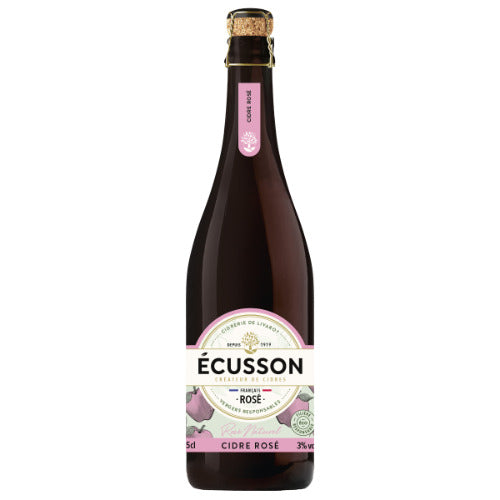 Sidras ECUSSON Rose Naturel, 3%, 0,75 l