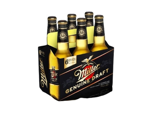 Alus MILLER Genuine Draft, 4,7%, 0,33l, 6-pack
