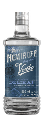 Degtinė NEMIROFF, Delikat, 40%, 0,5 L