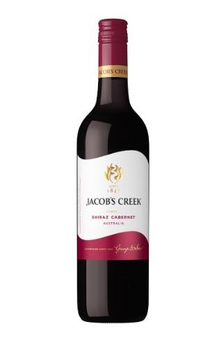 Vynas JACOB'S CREEK Shiraz Cabernet, raudonas, sausas, 13,5%, 0,75 L