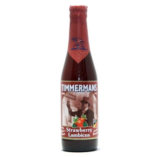 Alus TIMMERMANS Strawberry Lambicus, 4,0%, 0,33 l, butelis D