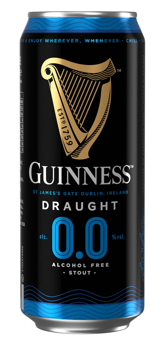 Non-alcoholic beer GUINNESS, 0.0%, 0.440 l, can D