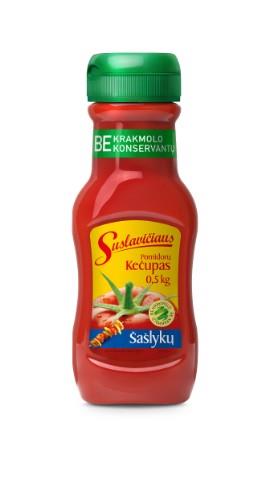 Pomidorų kečupas SUSLAVICIAUS, Šašlykų, 500 g