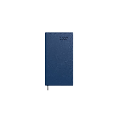 Calendar MIDI 2026, 90 x 167 mm, PU, ​​dark blue