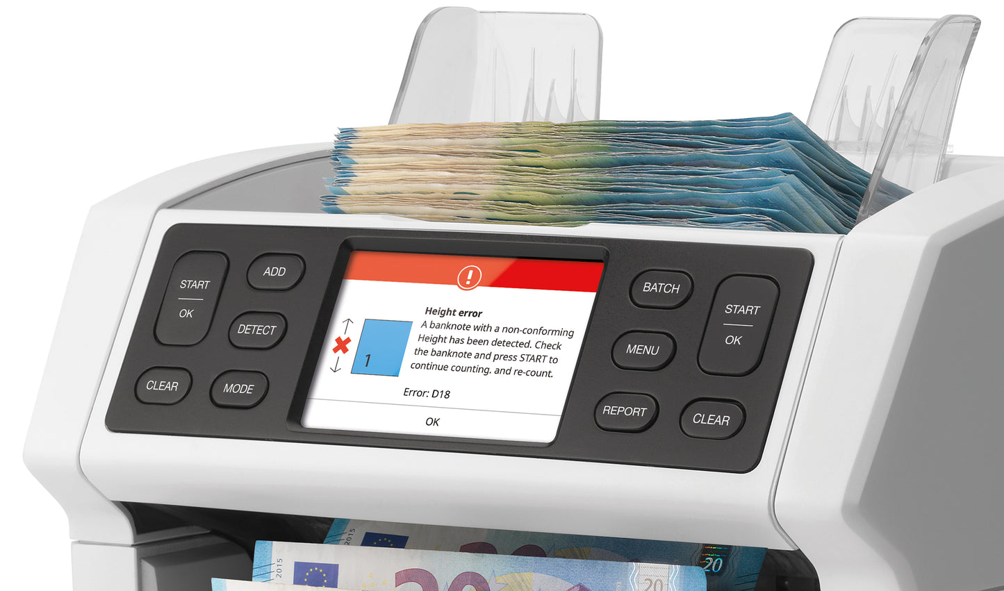 Automatinis banknotų skaičiavimo/tikrinimo aparatas SafeScan 2850