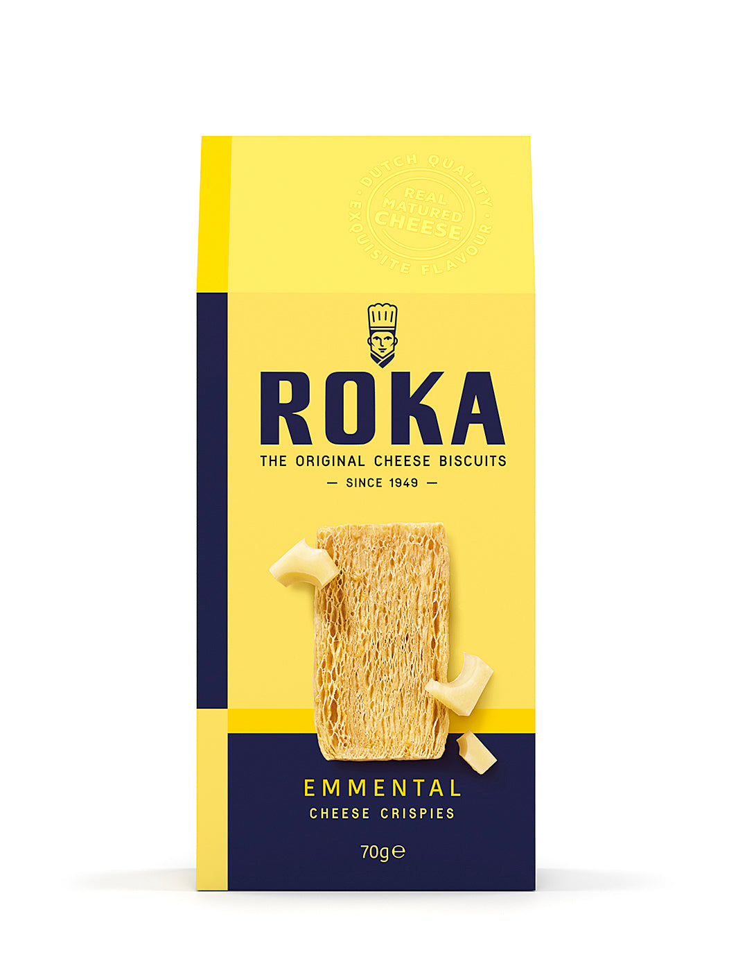 Cheese crackers ROKA Emmental, 70 g