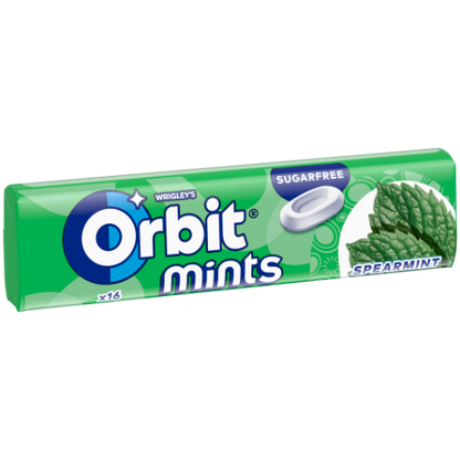 Pastilės ORBIT Spearmint, 28 g