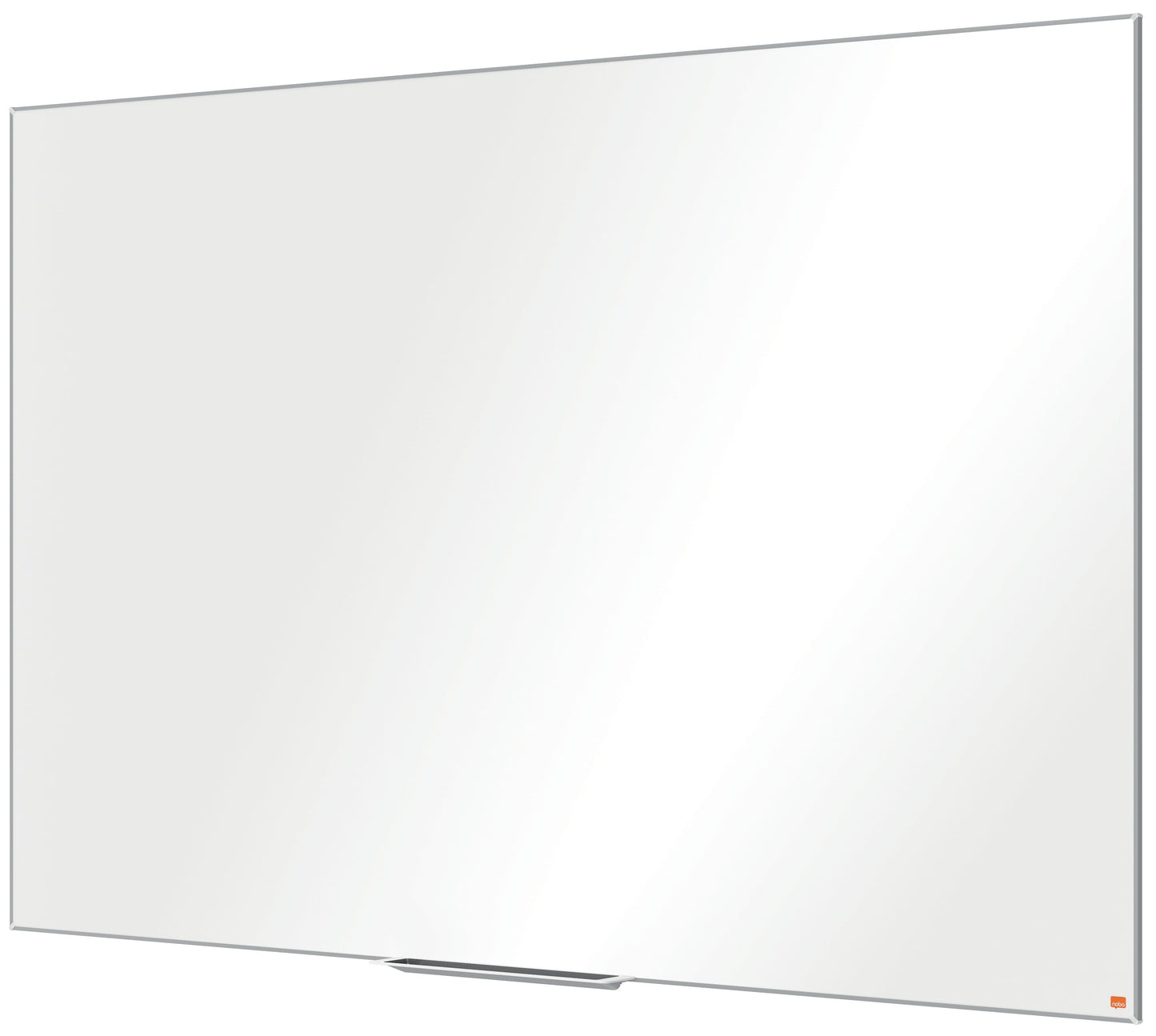 Enamelled white magnetic board NOBO Impression Pro, 180x120 cm, aluminum frame