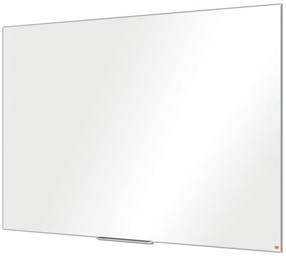 Enamelled white magnetic board NOBO Impression Pro, 180x120 cm, aluminum frame