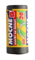 Garbage bags HD, 20 l, 6 mk., black, 50 pcs.
