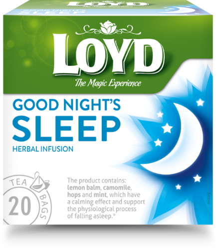 Žolelių arbata LOYD Good Night Sleep, 20 x 2g