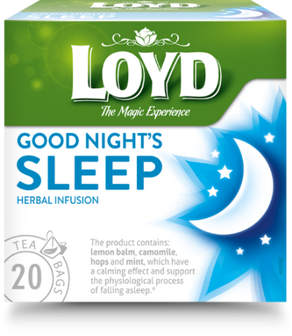 Žolelių arbata LOYD Good Night Sleep, 20 x 2g