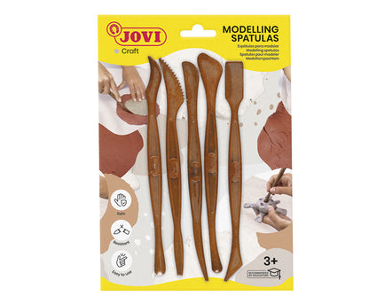 Įrankiai lipdymui JOVI, plastikas, 5 vnt. pakelyje