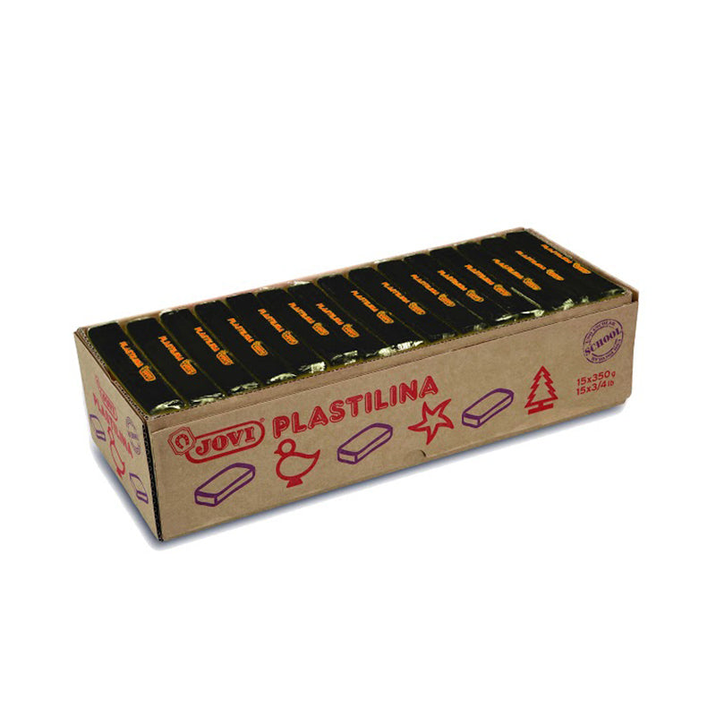 Plasticine JOVI, 350g. BLACK