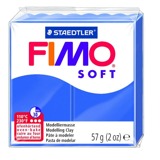 Modelinas FIMO SOFT, 57 g, sodri mėlyna sp.